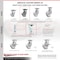 Service Caster 5 Inch Semi Steel Caster Set with Roller Bearings 2 Swivel 2 Rigid SCC SCC-35S520-SSR-2-R-2 - alternate 3